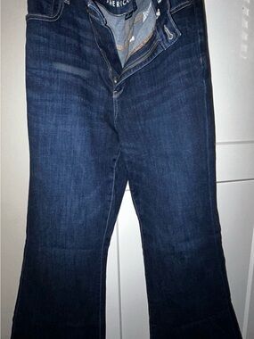 American Eagle Outfitters Dark Blue Flare Jeans
